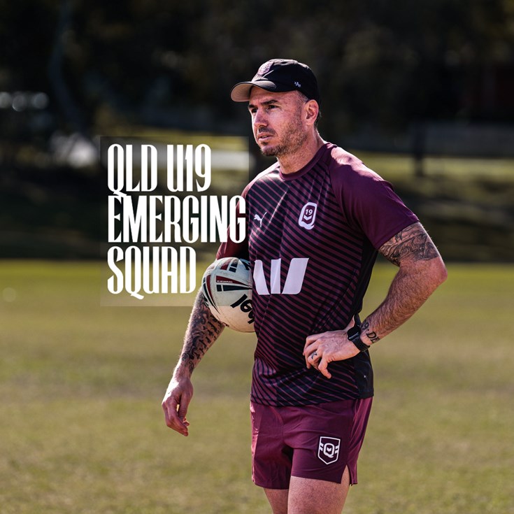 Under 19 men's emerging origin squad named