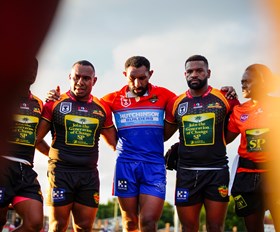 PNG Prime Minister witness to Hunters victory over Clydesdales