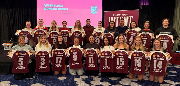 Harvey Norman Queensland Maroons Jersey Presentation