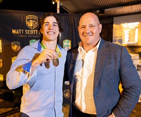 Hunt Claims Historic First Matt Scott Medal