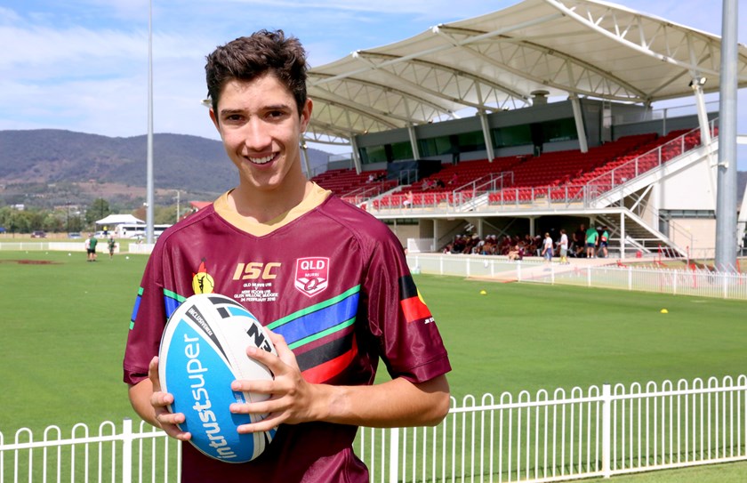 Queensland Under 16 Murri team hooker Thallis Halliday. PHOTO: QRL Media