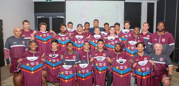Queensland Murri Under 16 jersey presentation